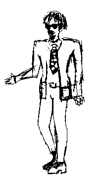 Drawing of a Stilyagi